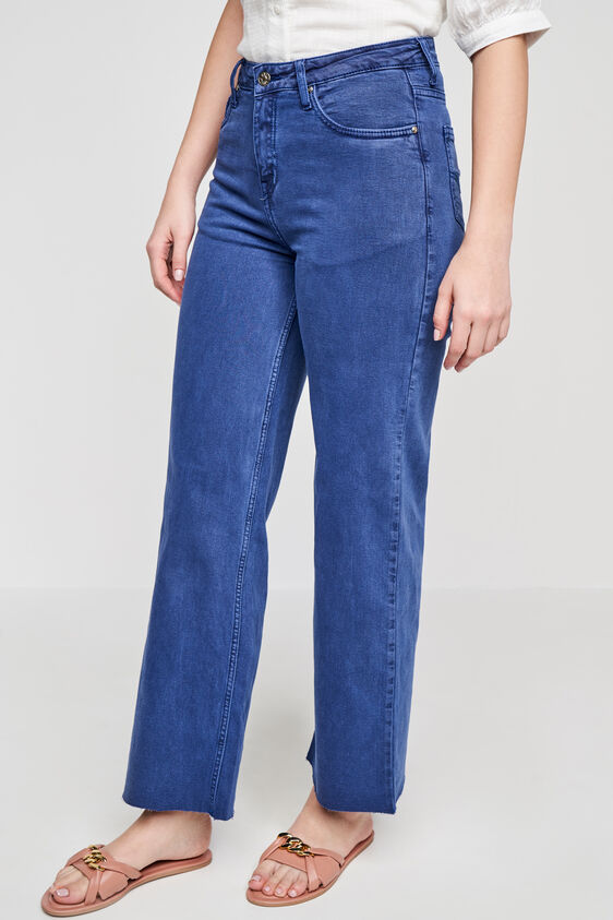 Solid Flared Bottom, Blue, image 3