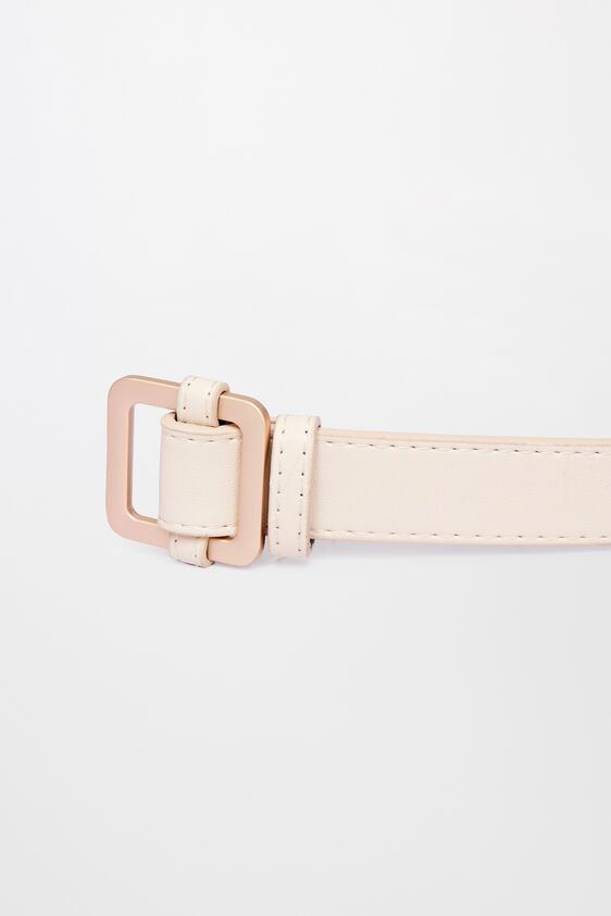Beige Polyurethane Belt, Beige, image 2