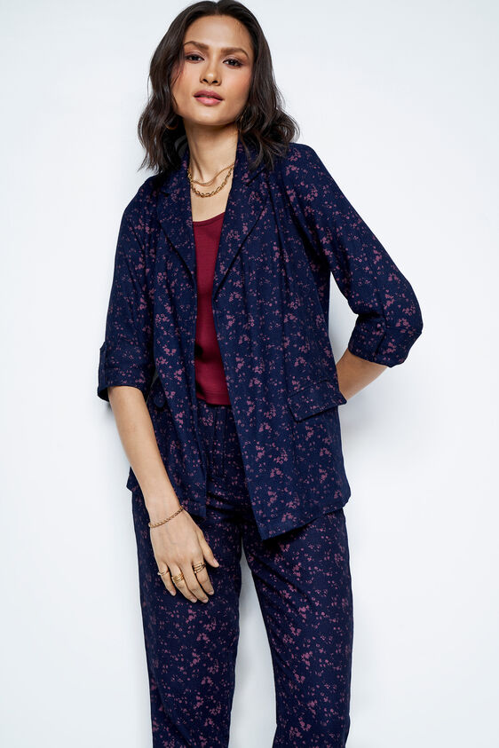 Pattern Play Parade Co-ord Set, Navy Blue, image 5