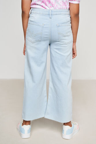 Light-Blue Wide-Leg Jeans, Blue, image 3