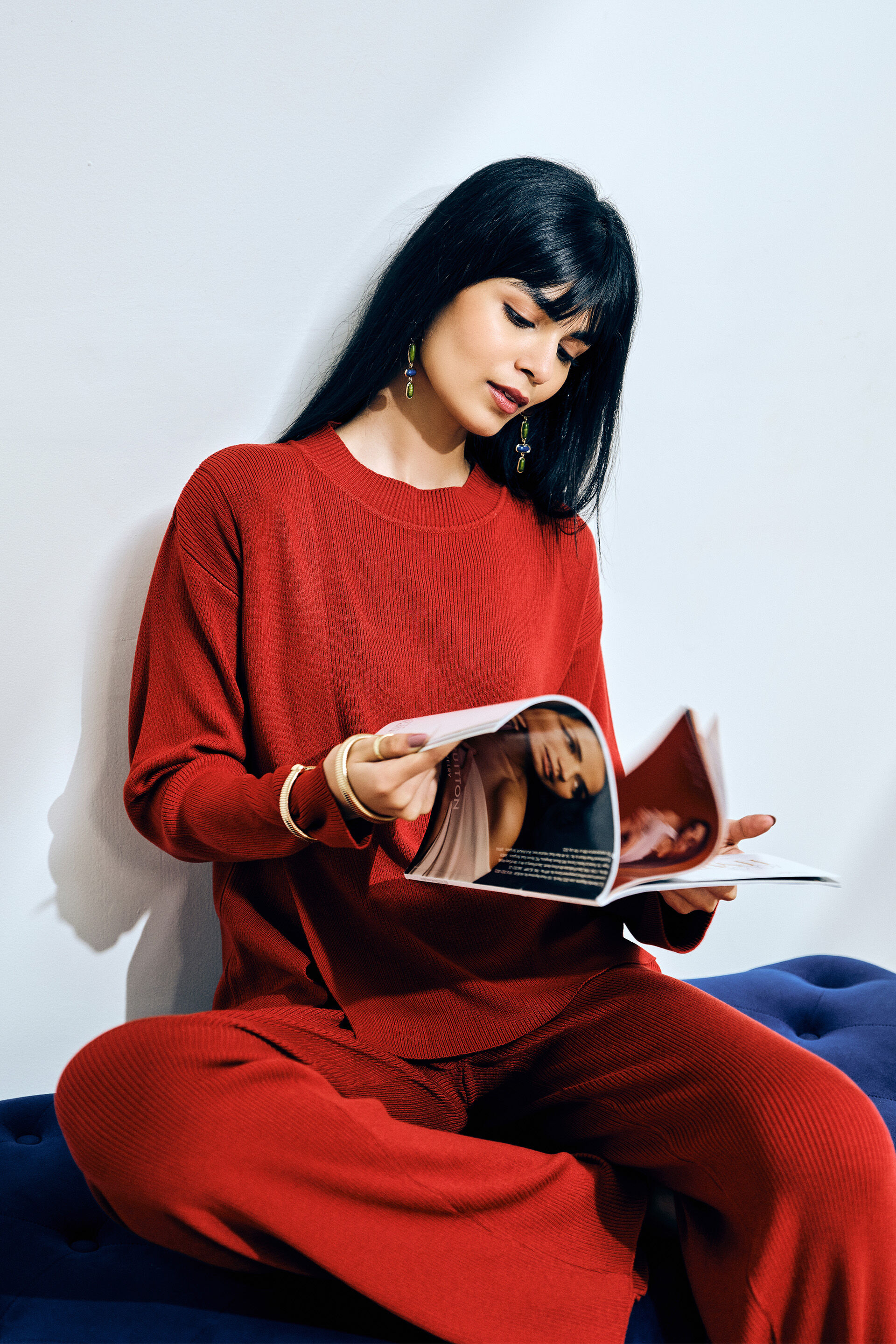 Rust Drift Co-ord Set, Rust, image 4