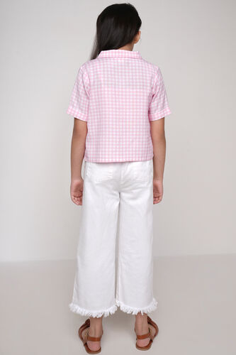 Pink and White Checks Straight Set, Pink, image 5