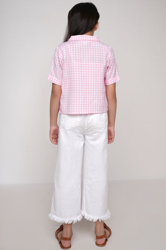 Pink and White Checks Straight Set, Pink, image 5