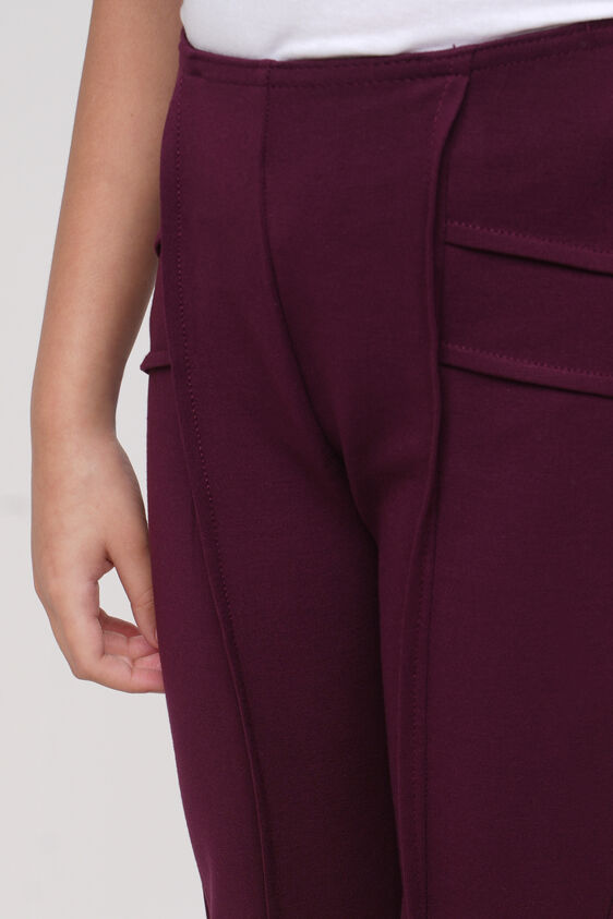 Skinny Straight Bottom, Wine, image 5