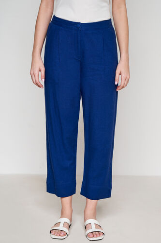 Royal Blue Straight-Fit Trouser, Royal Blue, image 1