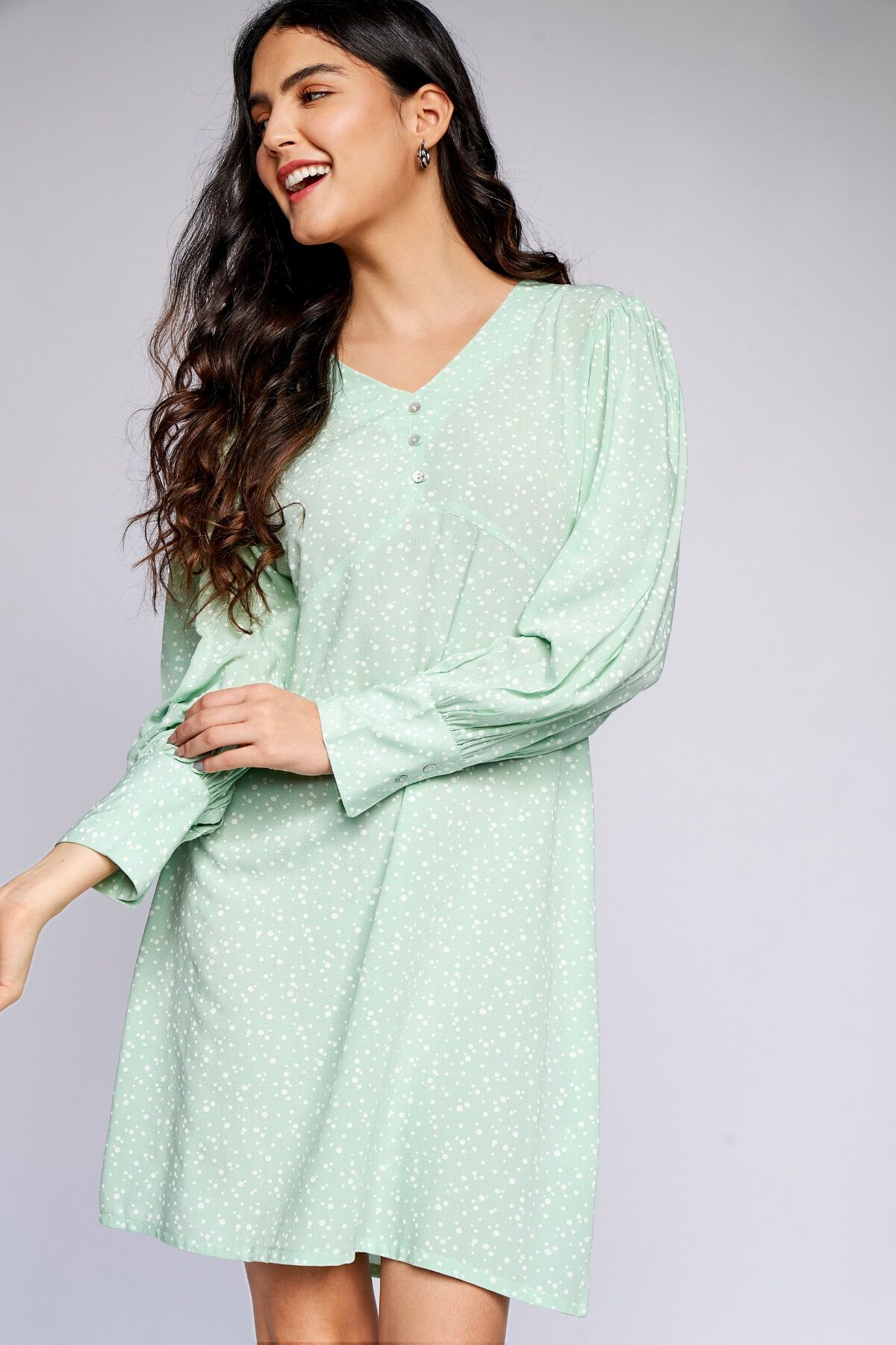 4 - Sage Green Straight Shift Dress, image 4
