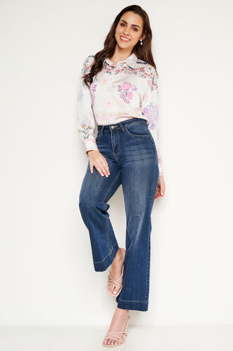 Multi Color Floral Shirt Style Top, Multi Color, image 2