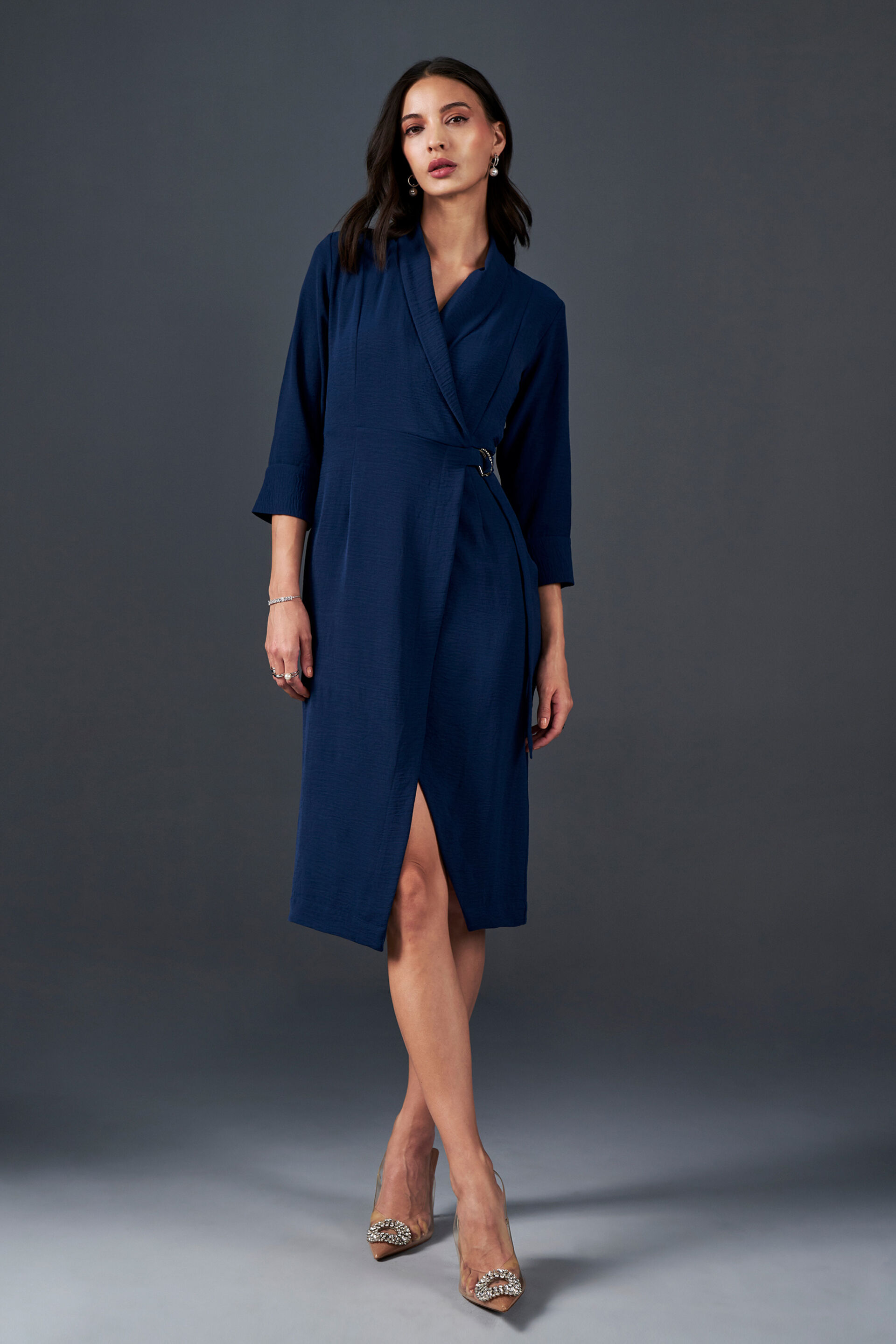 Cosmo-polished Dress, Blue, image 1