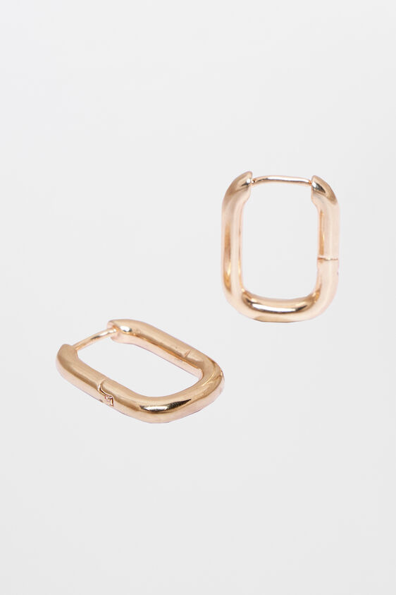 Gold Brass Earring, , image 1