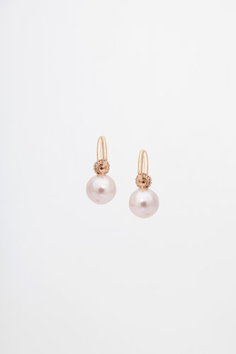 Pink Brass Earring, , image 1
