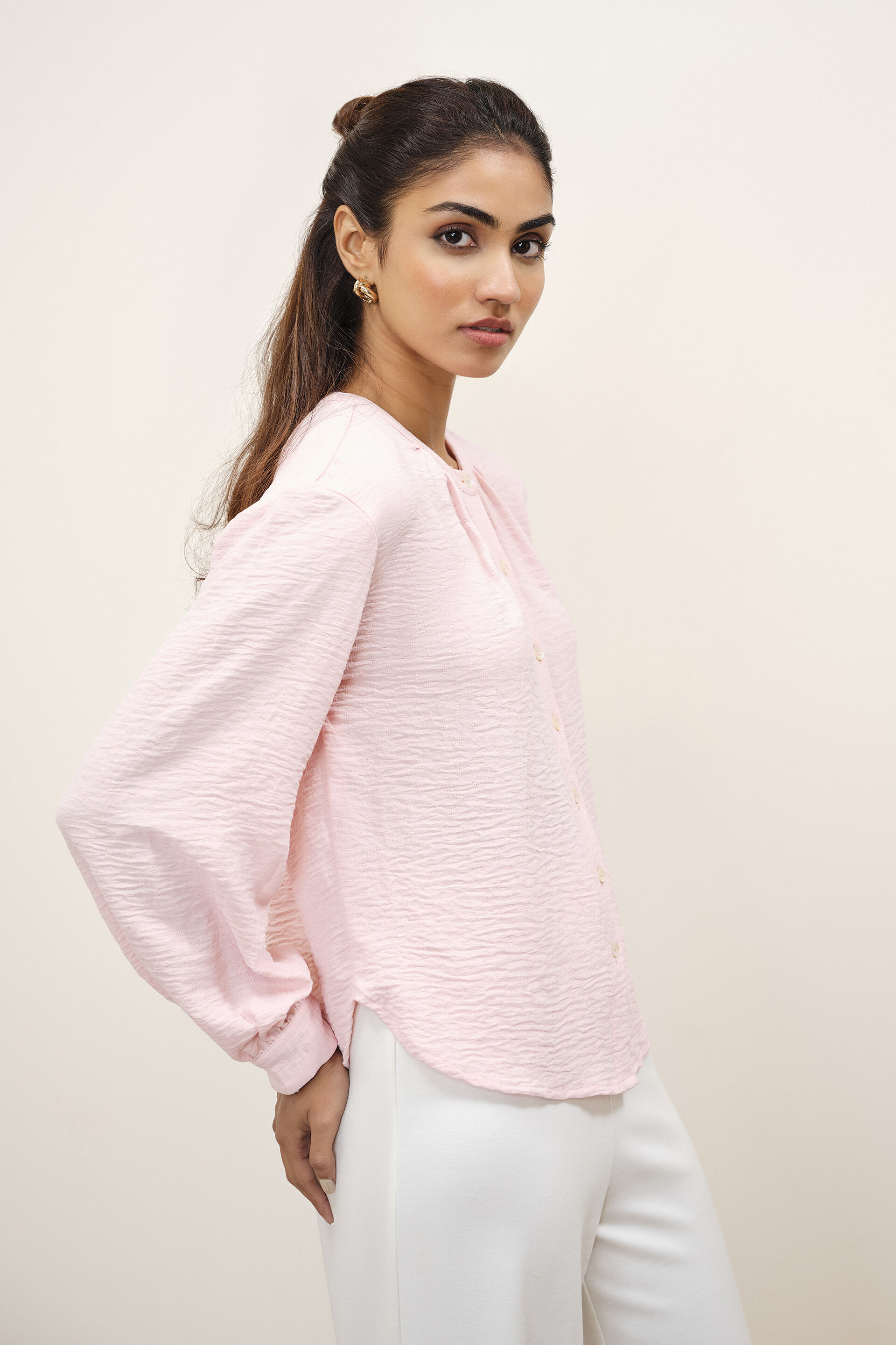 Avon Brown Shirt, Pink, image 3