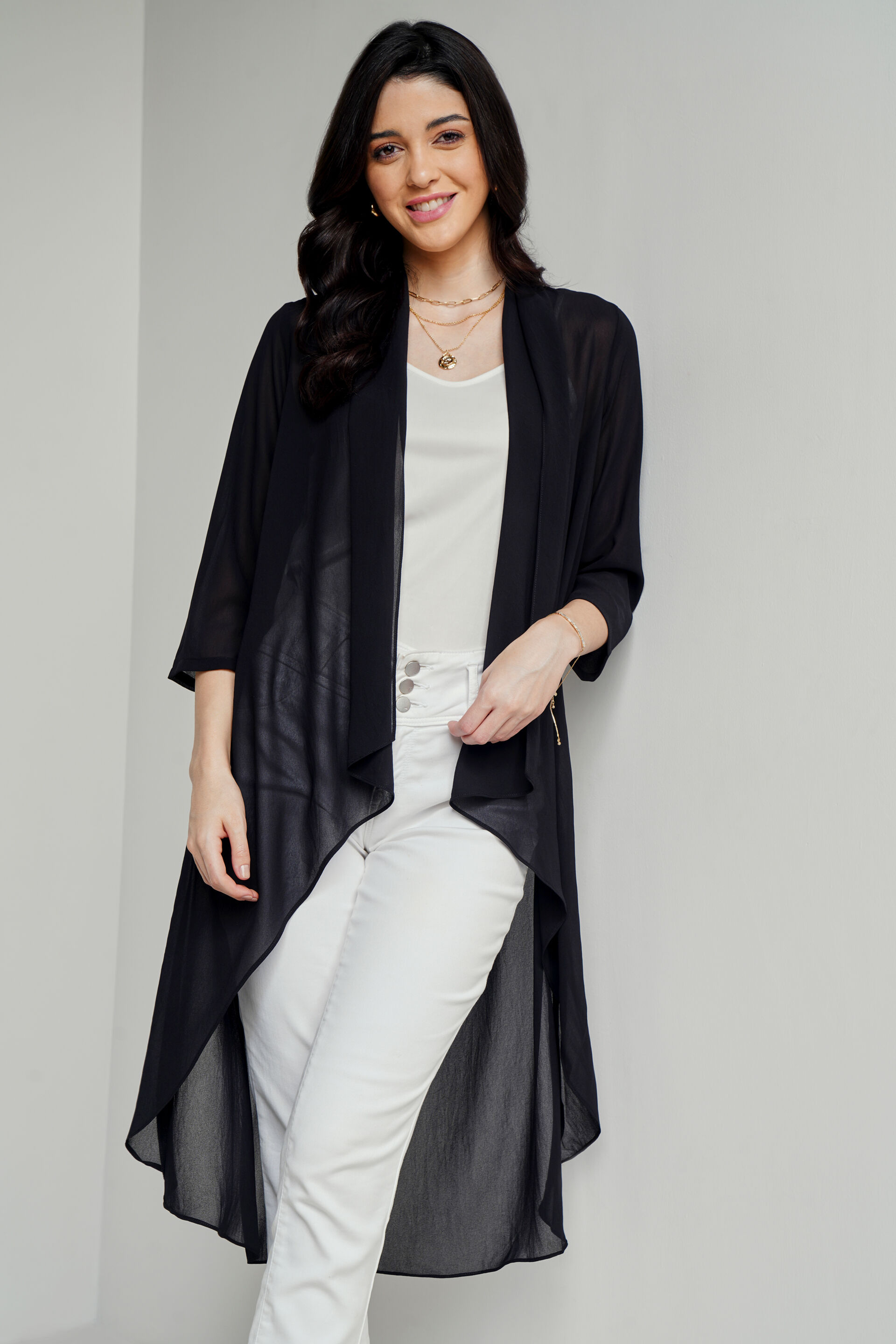 Black shrug jacket online