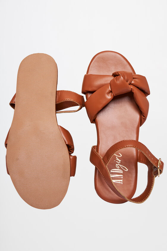 Black Contemporary Sandal, Tan, image 2