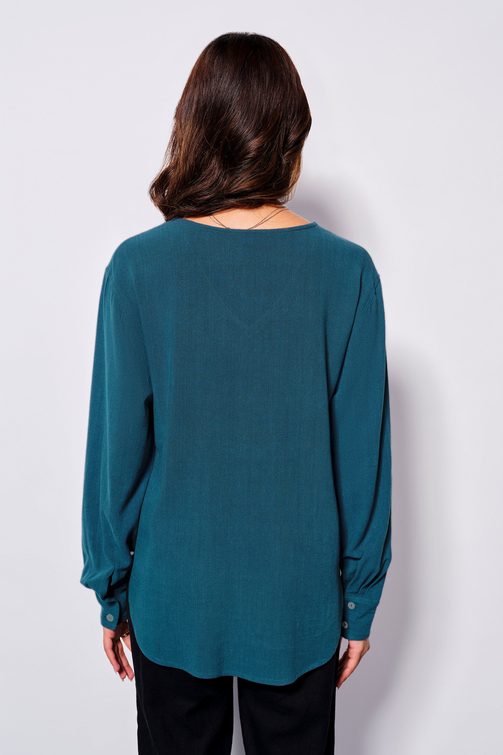 Mystic Teal Top, Teal, image 4