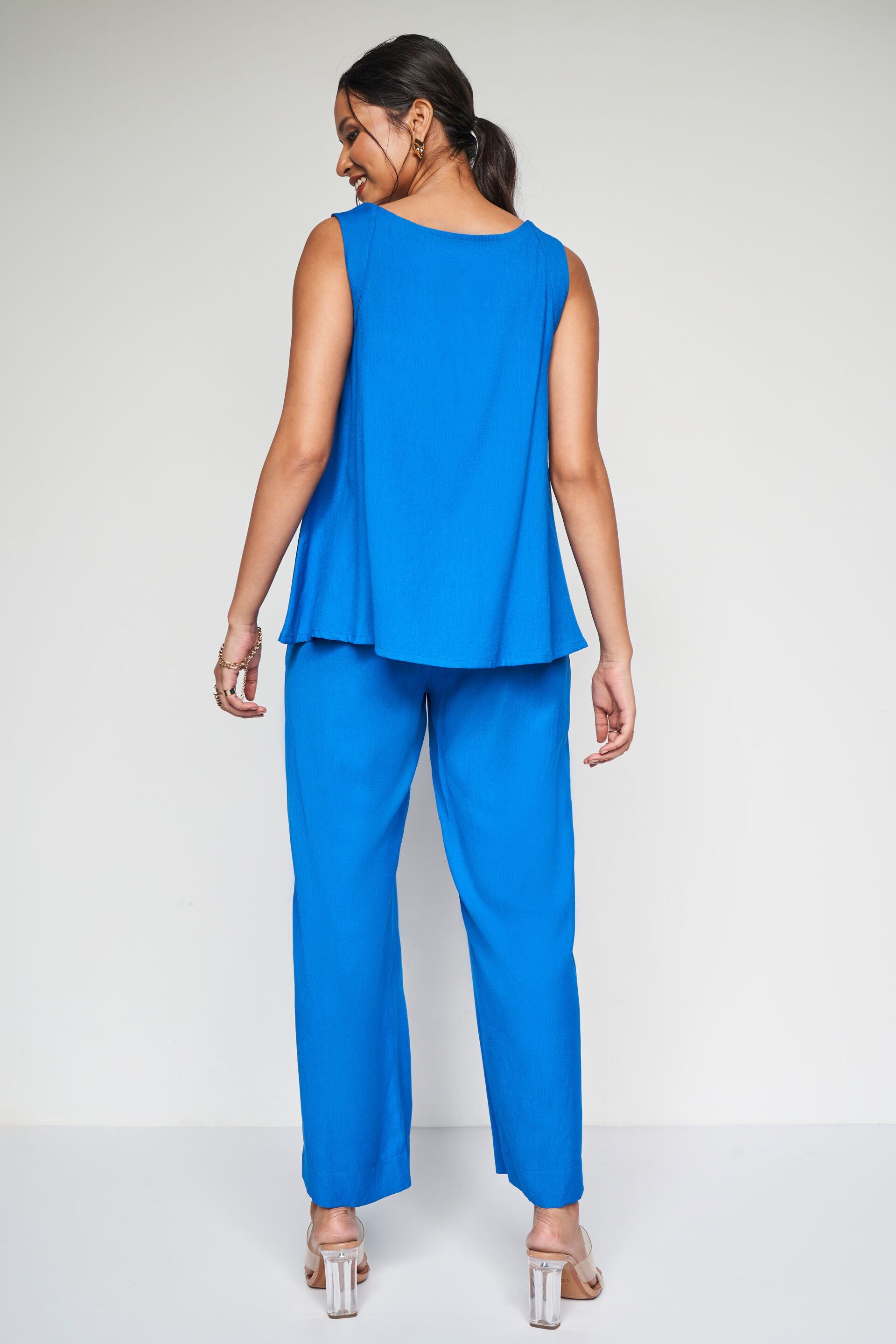 Breezy Elegance Co-ords Set, Blue, image 4