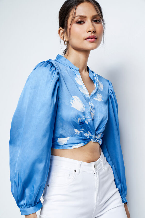 No Monday Blues Top, Indigo, image 6