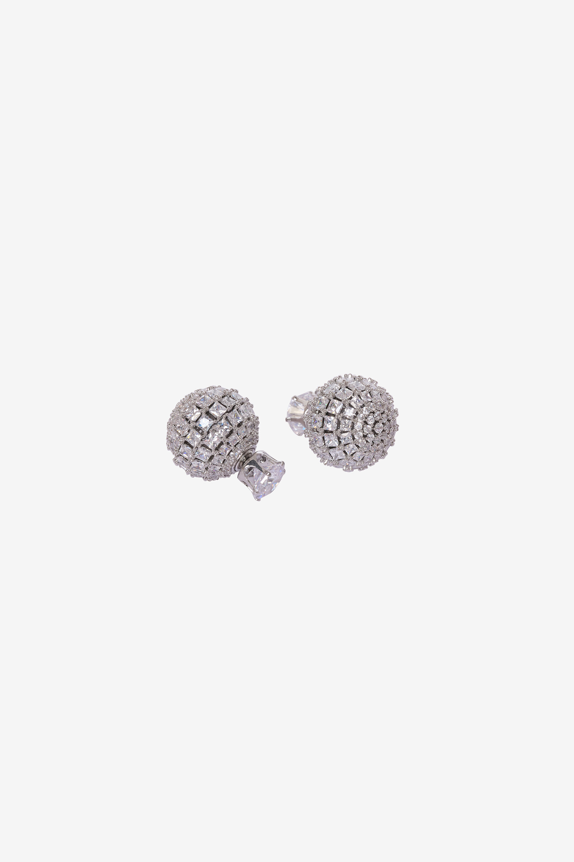 Ornate Silver Earrings, , image 2