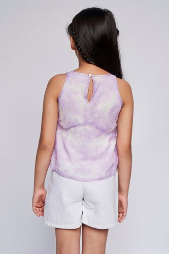 4 - Lilac Tie & Dye Flared Top, image 4