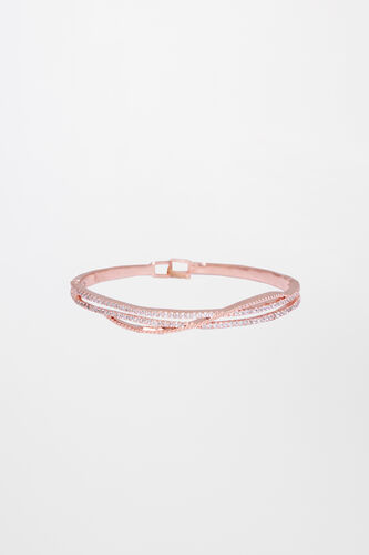 Rose Gold Brass Bracelet, , image 1