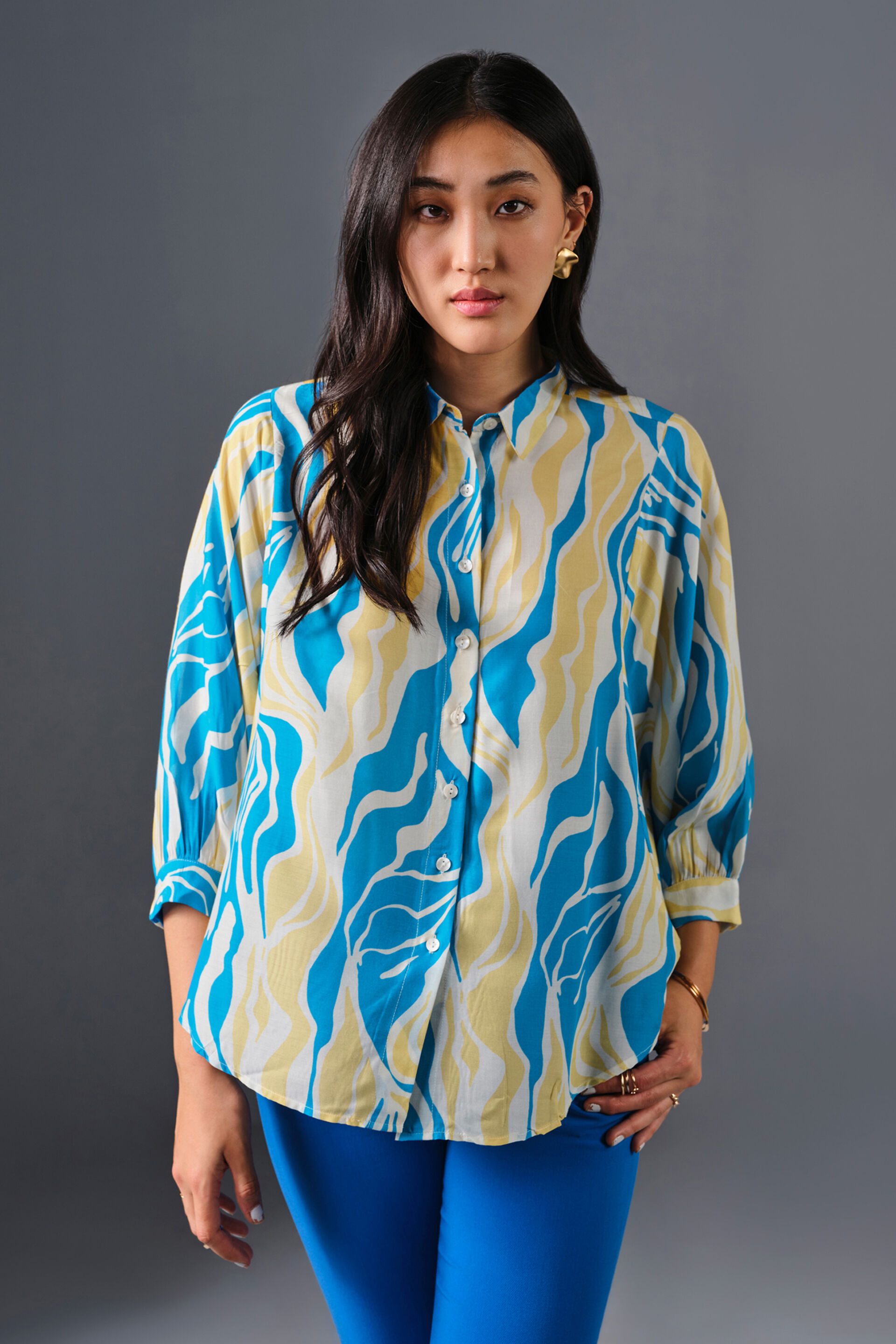 Skylar Shirt, Blue, image 1