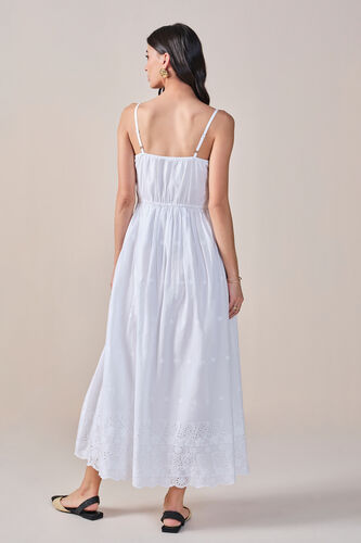 Bloomingale Cotton Dress, White, image 4