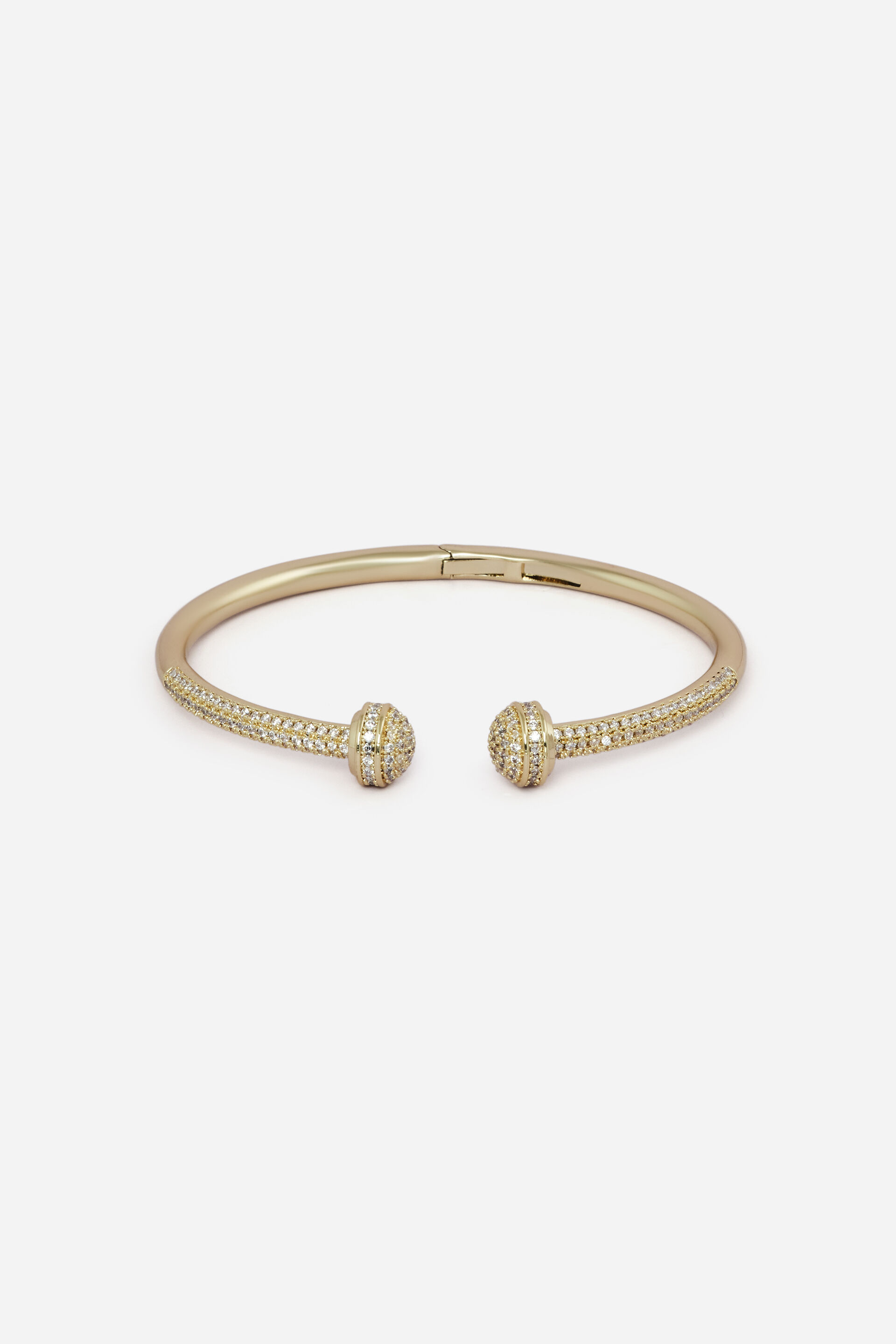 Silver Embellished Cuff, , image 1