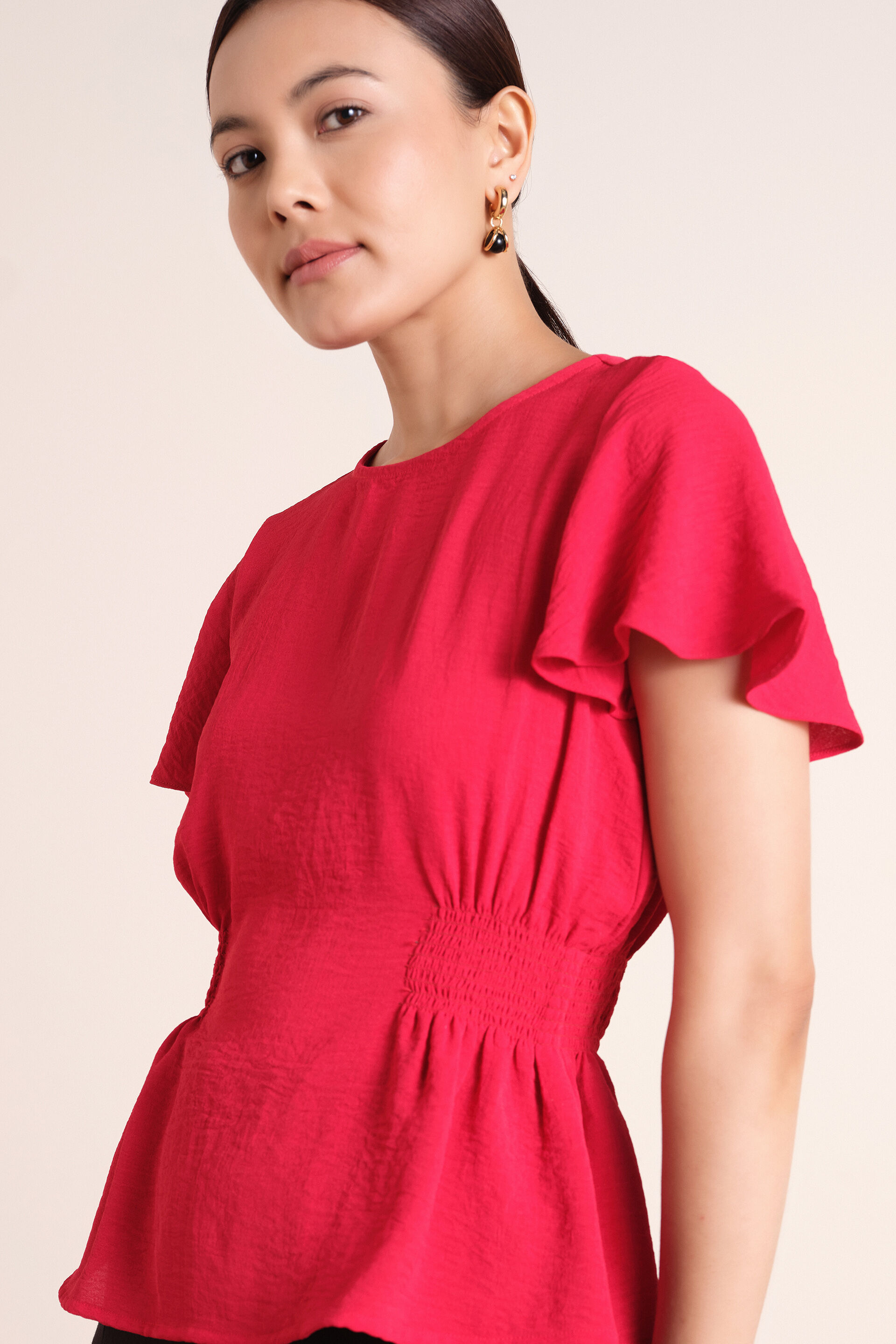 Renata Red Top, Red, image 2