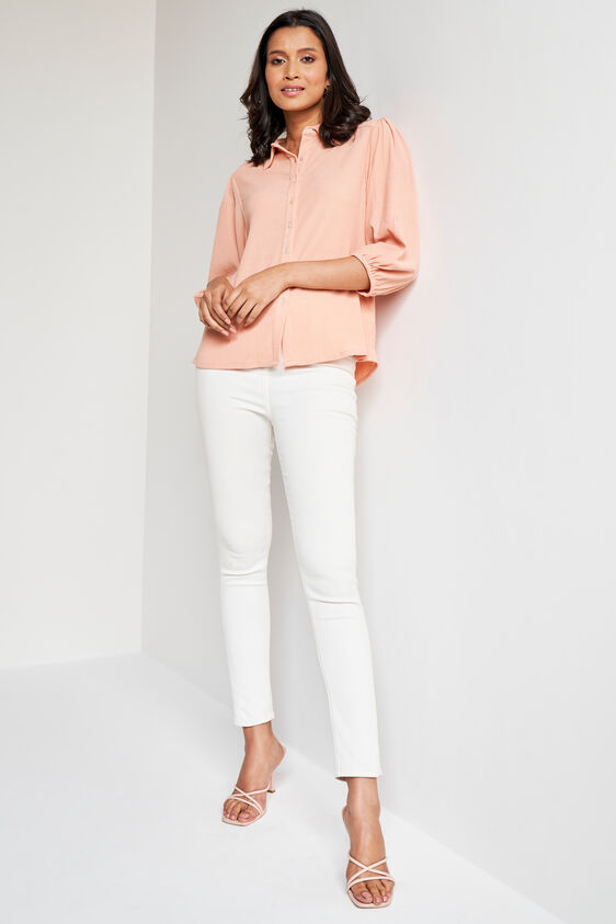 Straight  Top, Peach, image 1