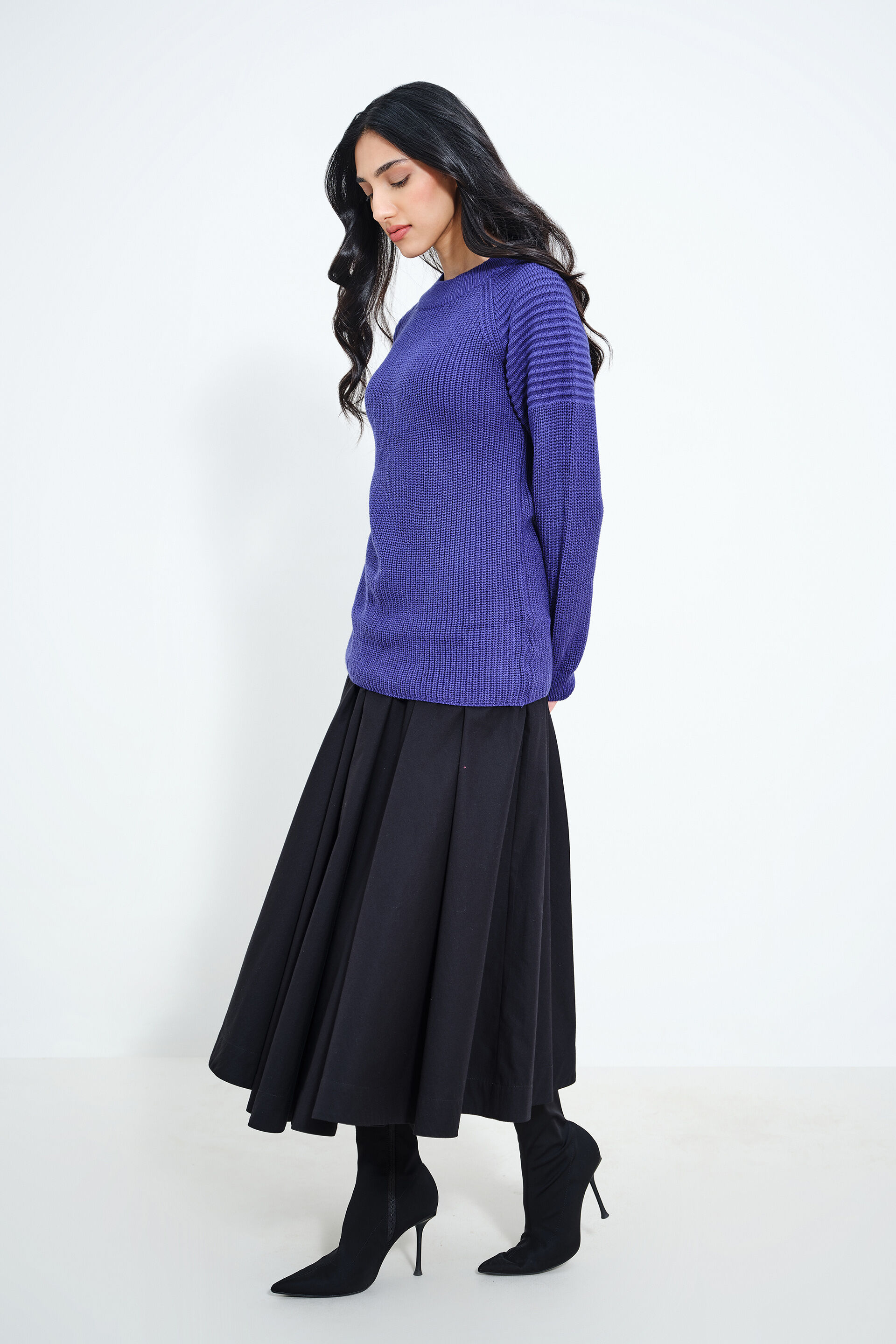 Blue Solace Sweater, Blue, image 3