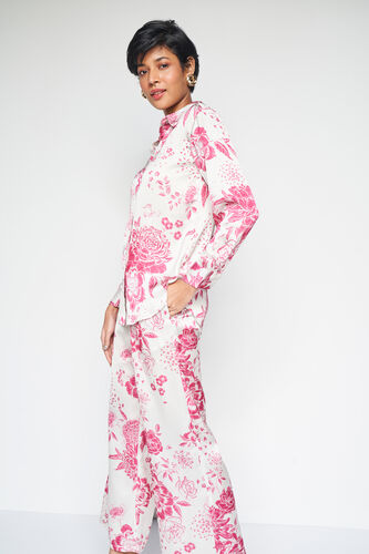 Floral Flair Co-ord Set, Cream, image 3