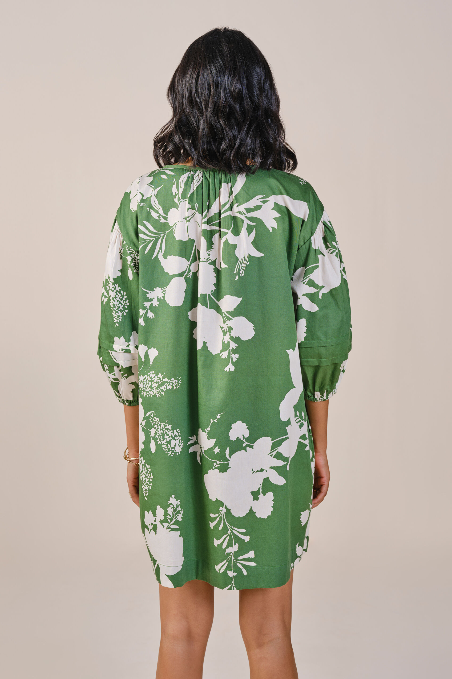 Tropic Blossom Dress, Green, image 4