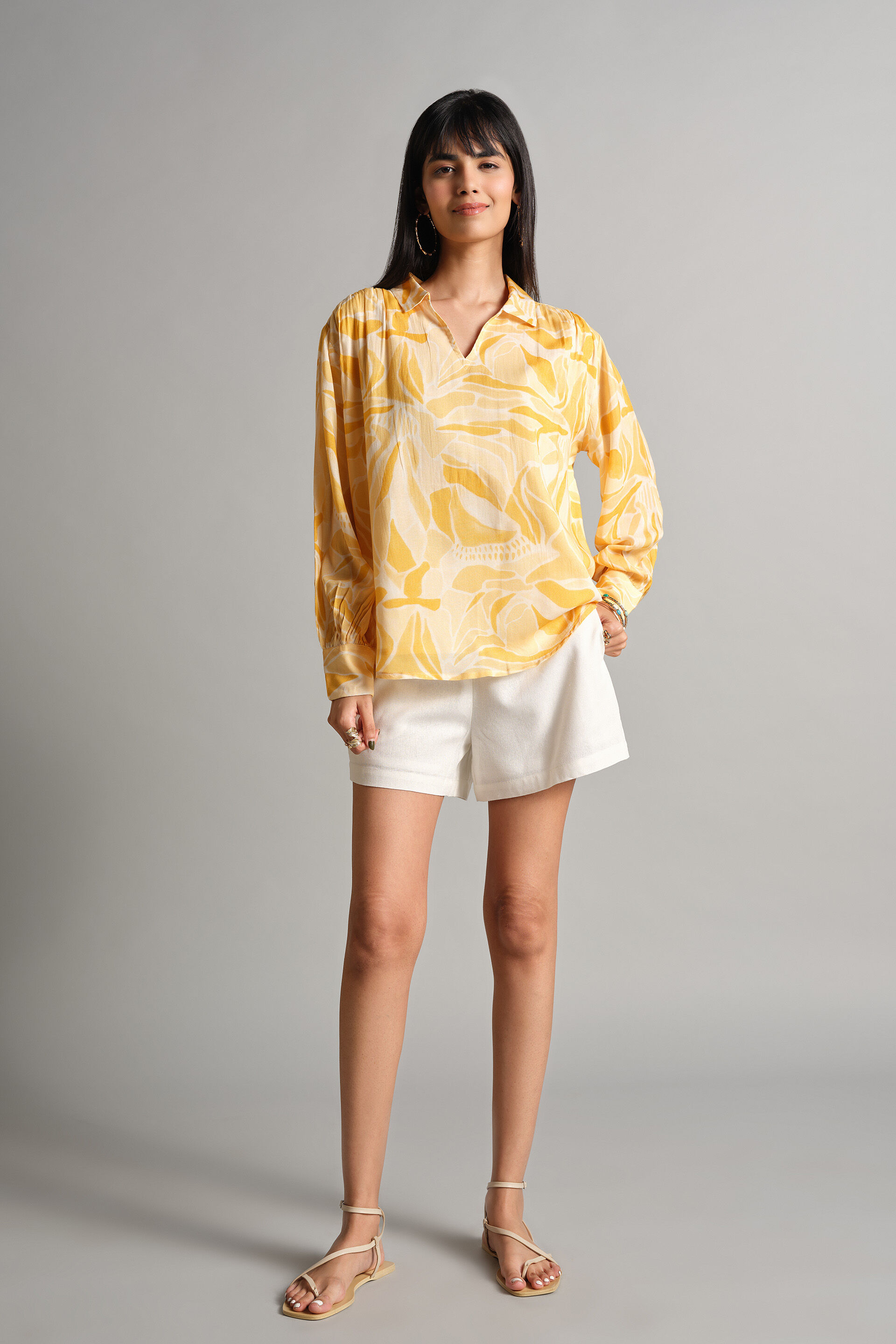 Life Of The Abstract Top, Yellow, image 2