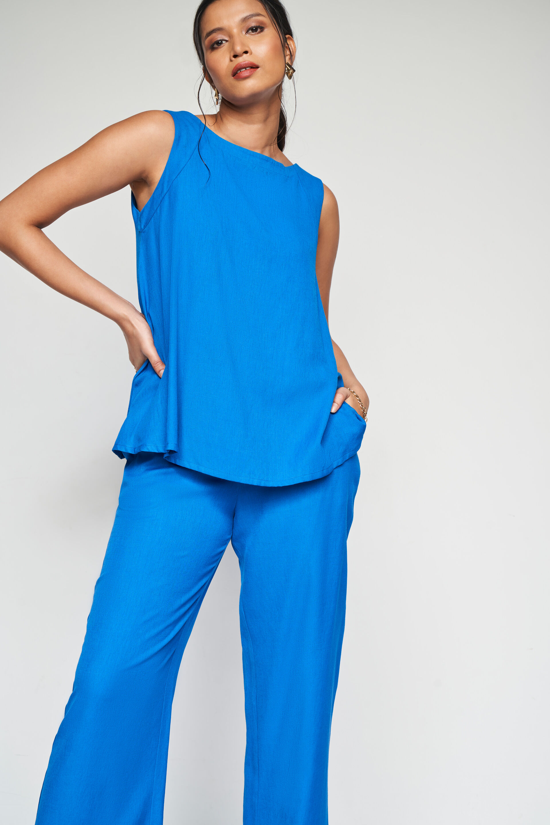 Breezy Elegance Co-ords Set, Blue, image 3