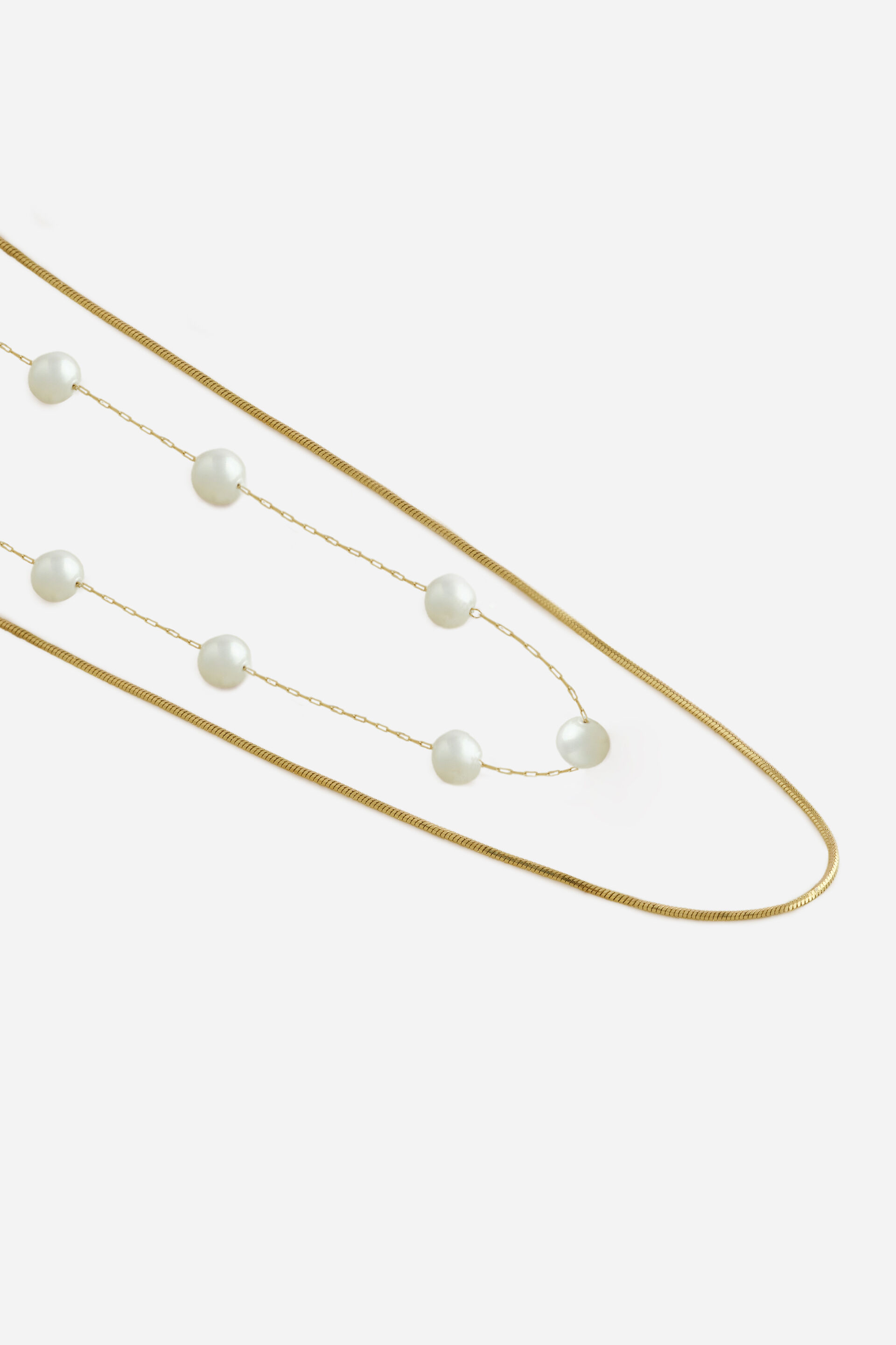 Timeless Pearl Layered Necklace, , image 2