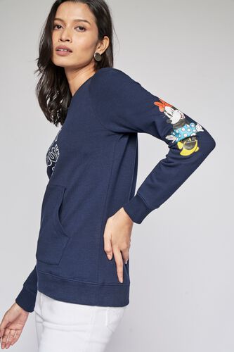 4 - Navy Graphic Sweater Top, image 4