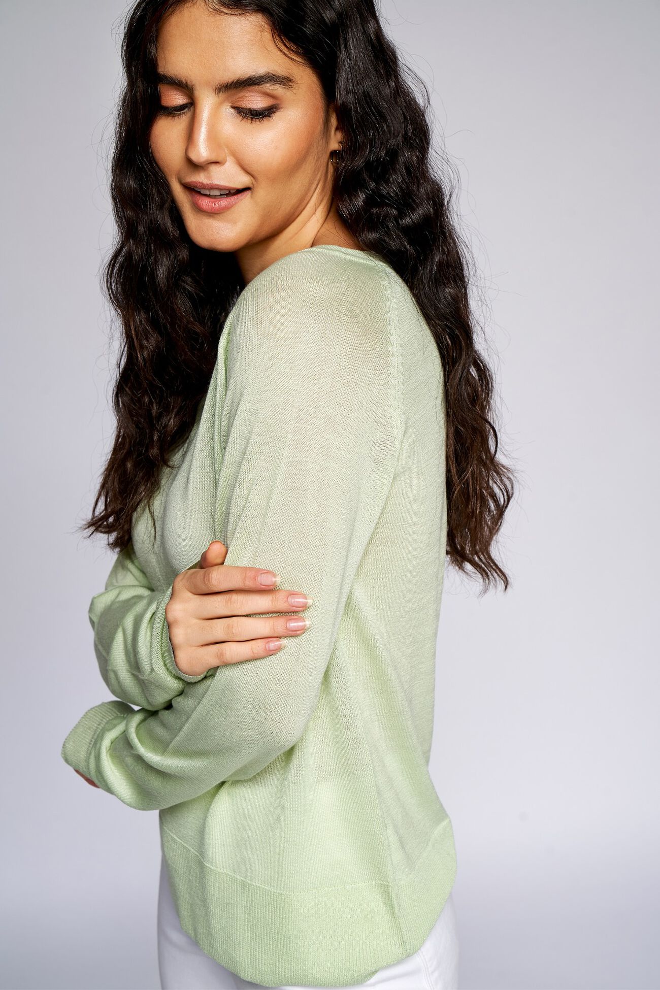 5 - Sage Green Solid Straight Top, image 5