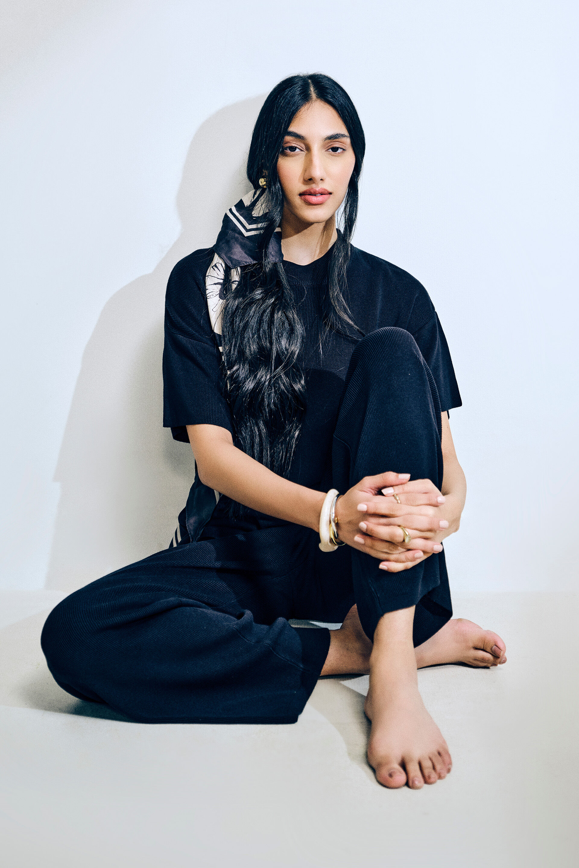 All Black Co-ord Set, Black, image 3