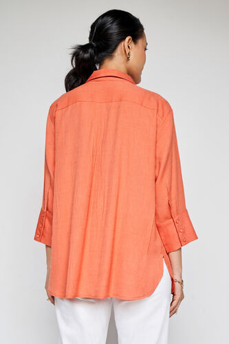 Flame Of Sunset Top, Orange, image 6