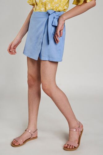 5 - Powder Blue Solid Shorts, image 5