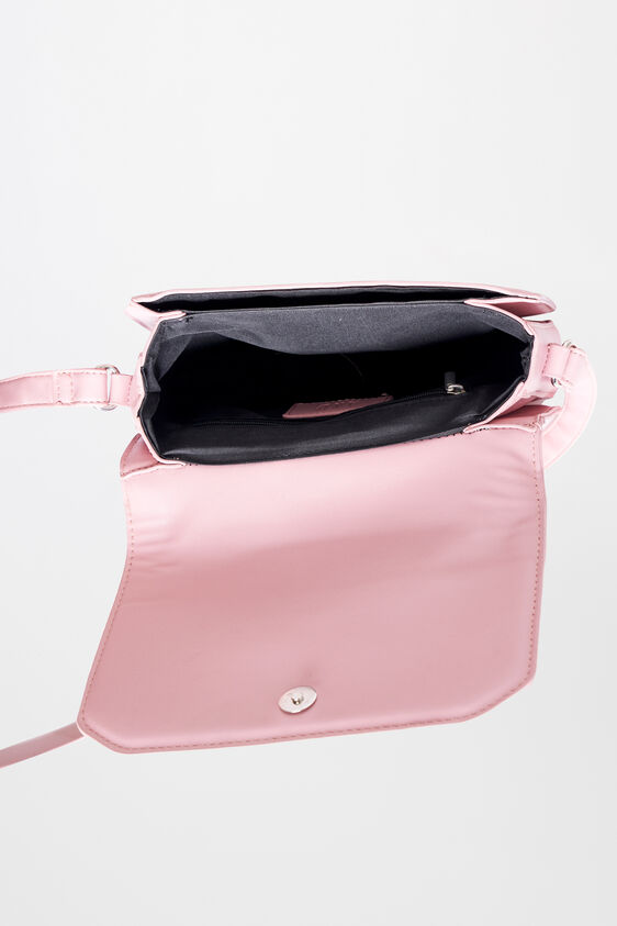 Pink Polyurethane Ladies Purse L, , image 5