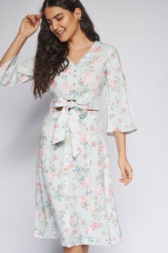 3 - Powder Blue Floral A-Line Set, image 3