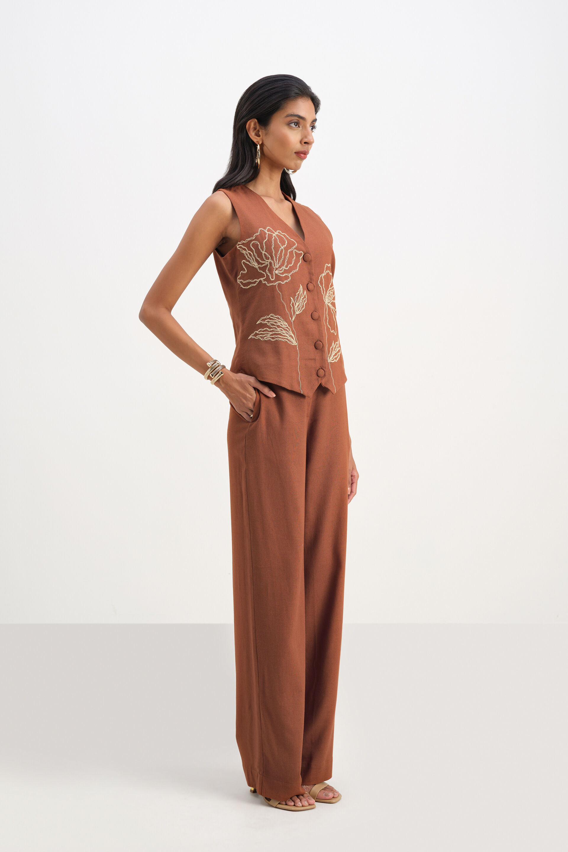 Caramel Crush Brown Co-ord Set, Brown, image 5