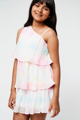 Pink and Cream Happy Hues Dress, Cream, image 4