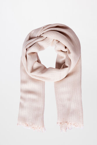 Beige Viscose Scarf, , image 1