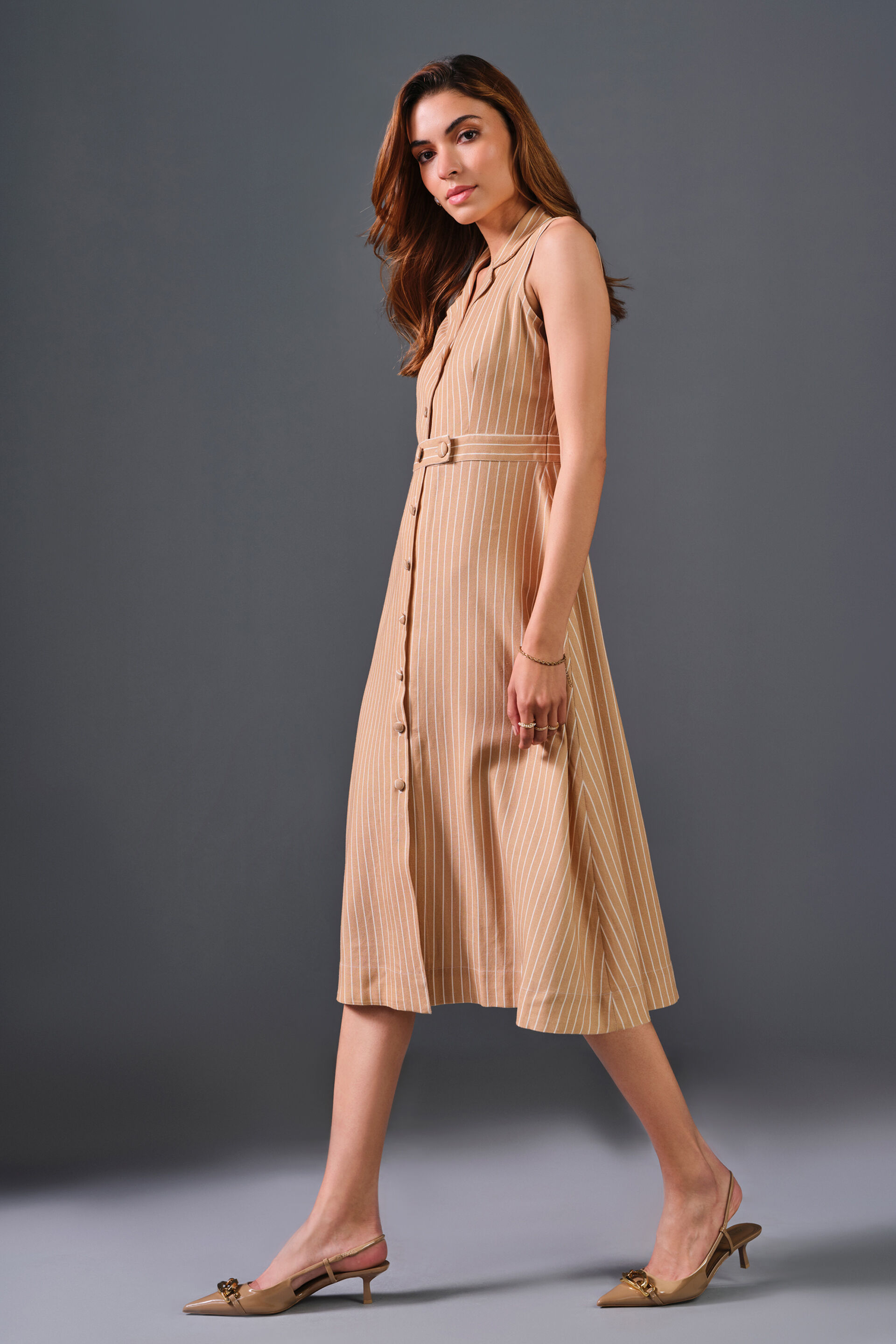 Striped dress online store