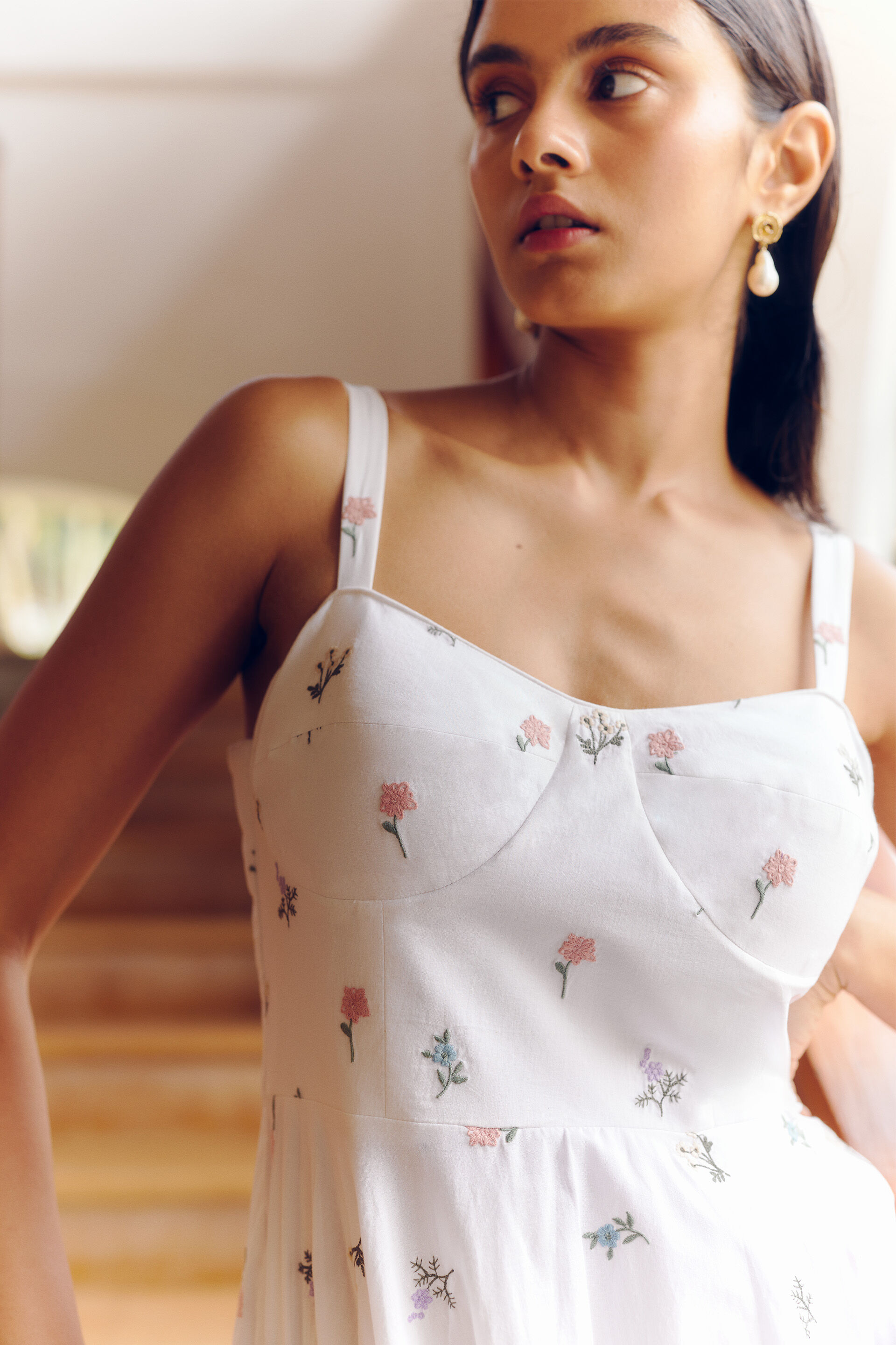 Alda Dress, White, image 4