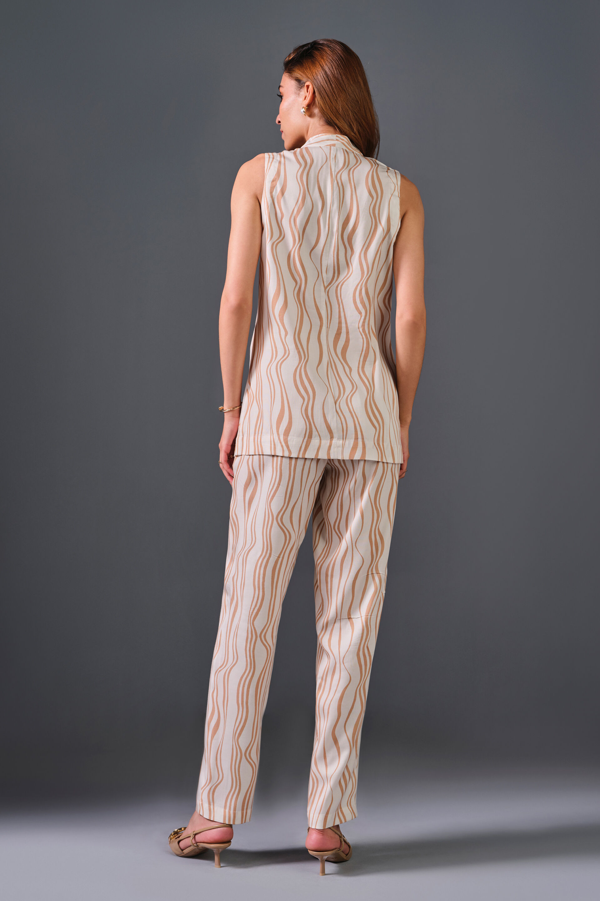 Caramel Creme Tencel Set, Beige, image 6