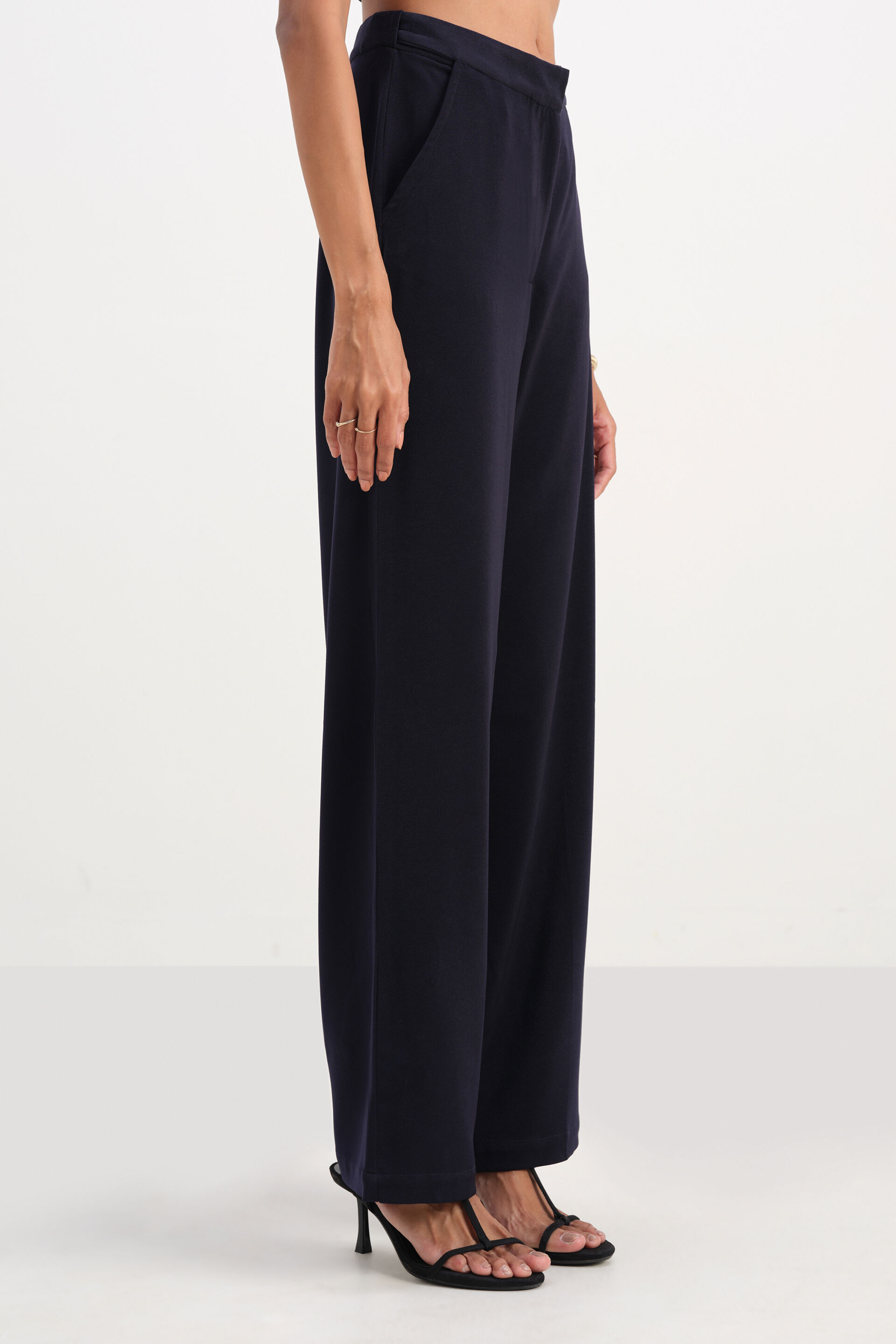 Basic Navy Pants, Navy, image 2