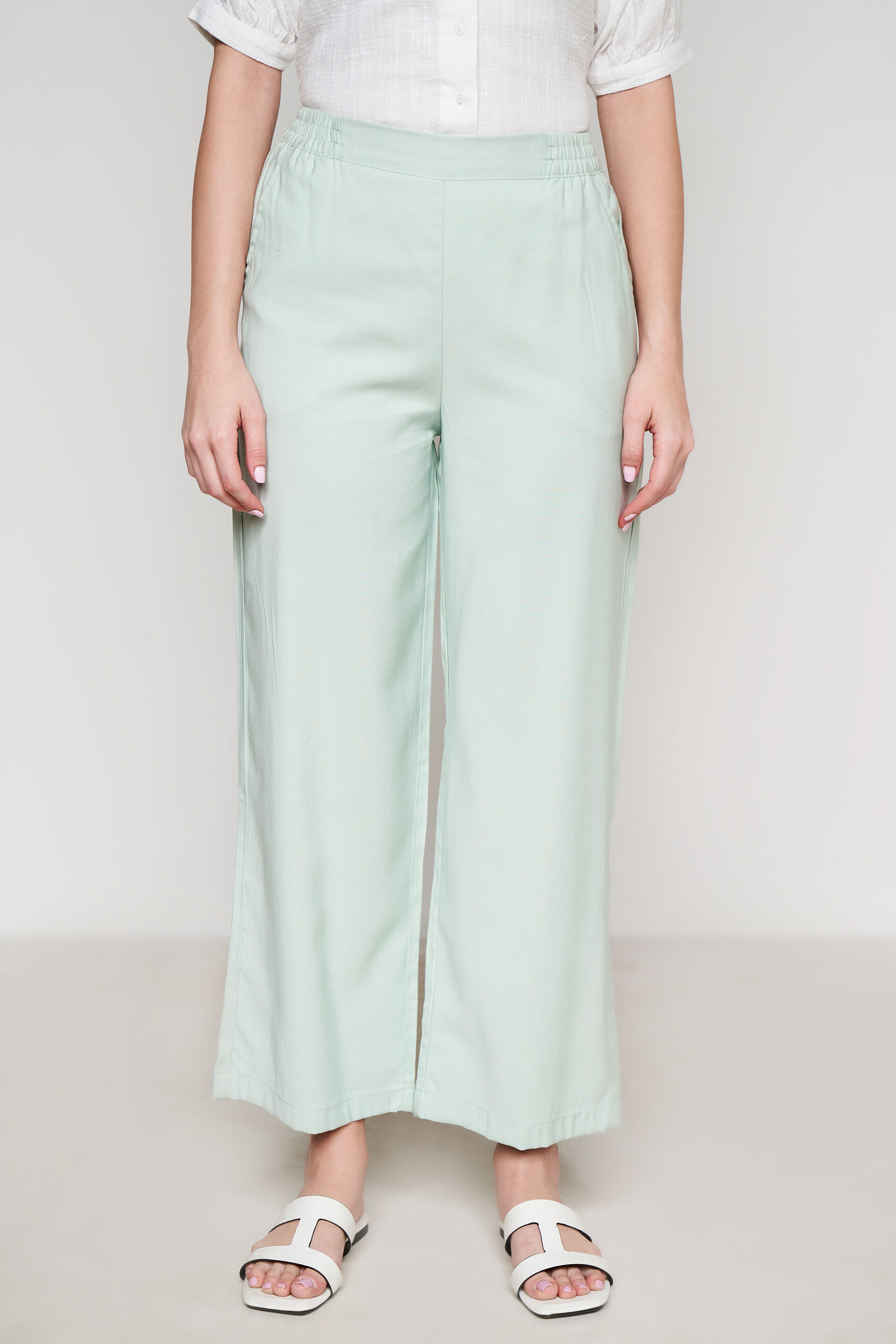 Sage Green Culottes, Sage Green, image 1