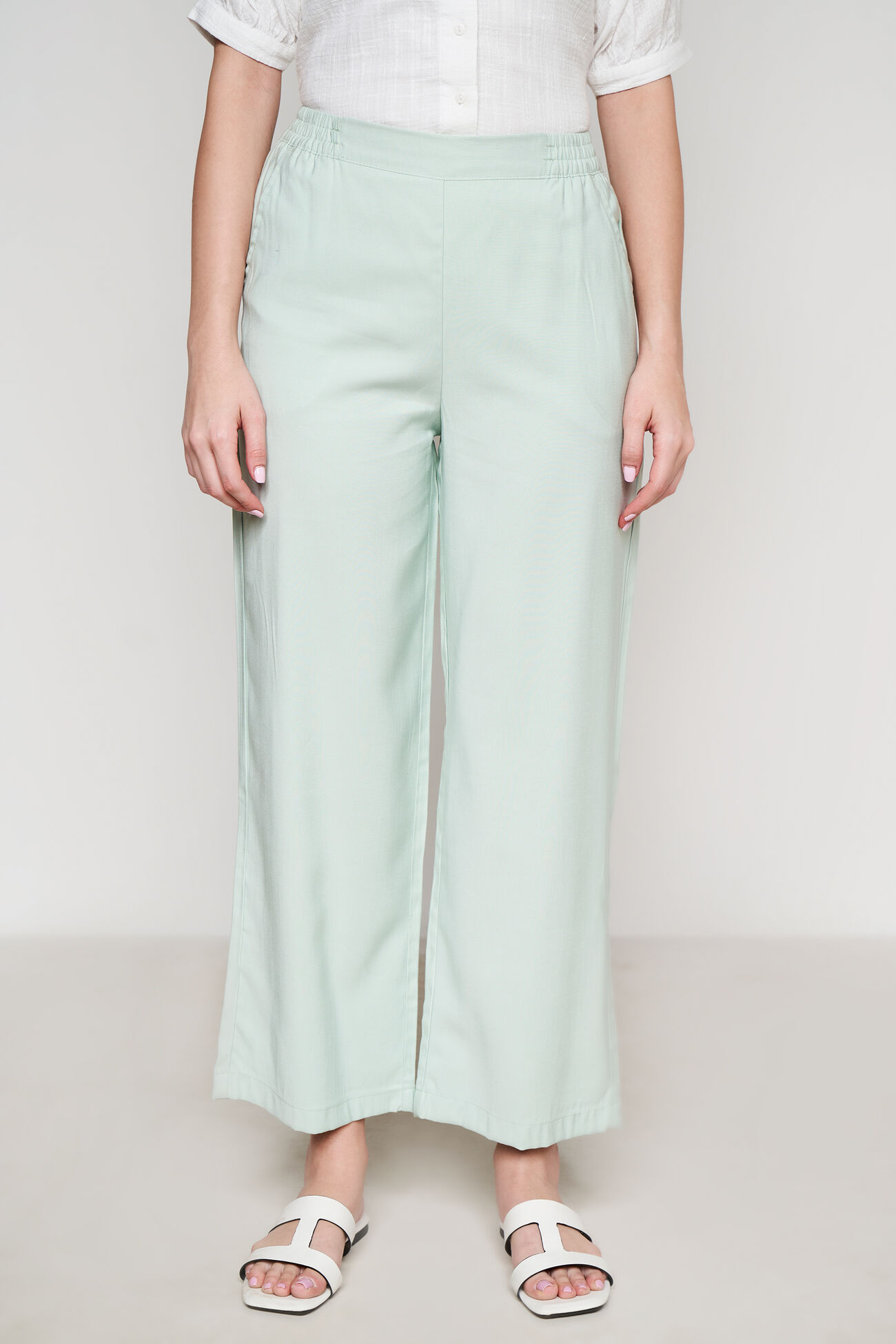 Sage Green Culottes, Sage Green, image 1
